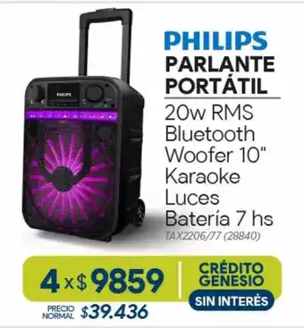 Philips parlante portátil