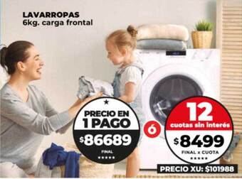 Supermayorista Vital Lavarropas carga frontal oferta