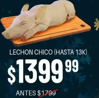 Lechon chico hasta