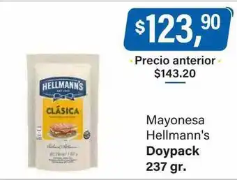 Supermercados Damesco Mayonesa hellmann's doypack 237gr oferta