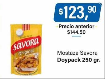 Supermercados Damesco Mostaza savora oferta