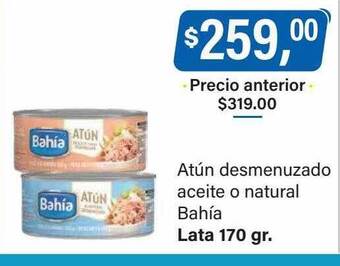 Supermercados Damesco Atún desmenuzado aceite o natural bahía oferta