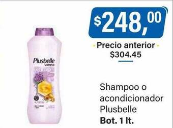 Supermercados Damesco Shampoo o acondicionador plusbelle oferta
