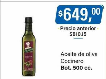 Supermercados Damesco Aceite de oliva cocinero oferta