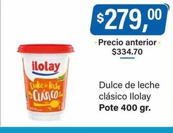 Supermercados Damesco Dulce de leche clásico ilolay oferta