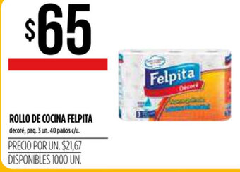 Supermercados Vea Felpita Rollo De Cocina oferta