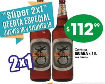 Cordiez Iguana Cerveza 1lt oferta