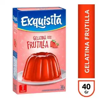Supermercados Comodin Gelatina exquisita frutilla sobre 40gr oferta