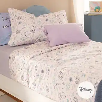 Arredo Juego de sábanas 1 plaza frozen floral oferta