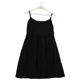 Coto Vestido mujer bretele liso negro talle m oferta