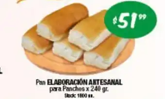 Cordiez Elaboración Artesanal Pan para Panchos 240 gr. oferta