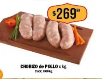 Cordiez Chorizo de Pollo x kg. oferta