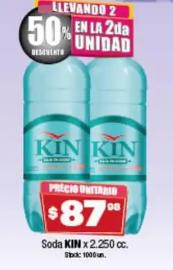 Cordiez Kin Soda 2,250 cc. oferta