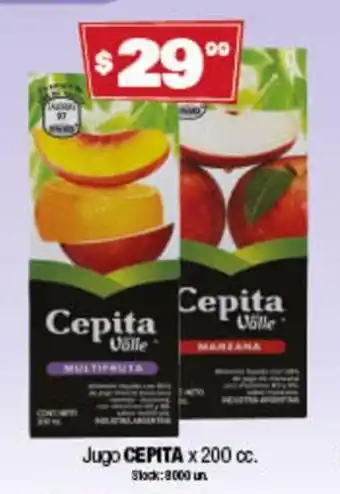 Cordiez Cepita Jugo 200 cc. oferta