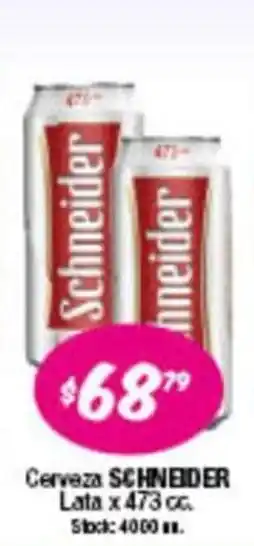 Cordiez Schneider Cerveza 473 cc. oferta