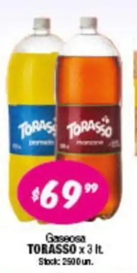 Cordiez Torasso Gaseosa 3 lt. oferta