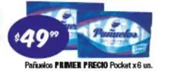 Cordiez Primer Precio Pañuelos Pocket 6 un. oferta