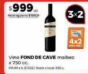 Disco Vino fond de cave malbec oferta