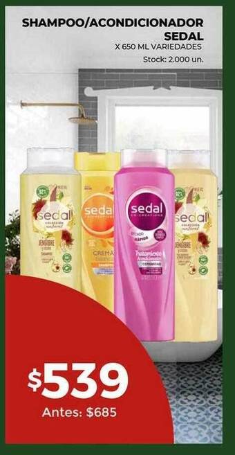 Super MAMI Shampoo- acondicionador sedal oferta