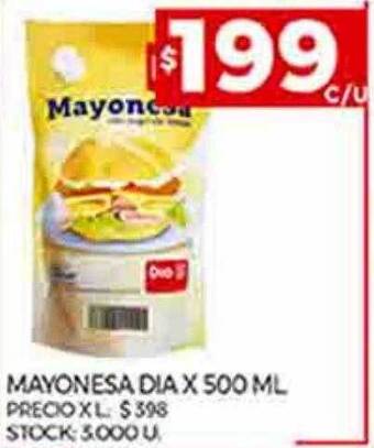 Supermercados DIA Mayonesa dia oferta