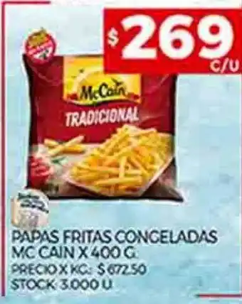 Supermercados DIA Papas fritas congeladas mc cain oferta