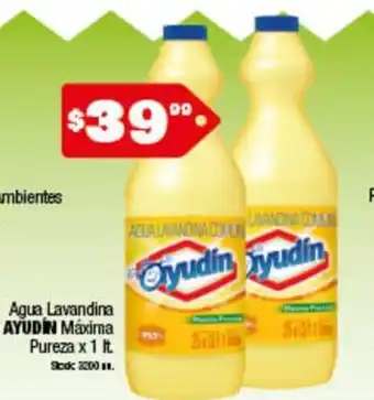 Cordiez Ayudíin Agua Lavandina Máxima Pureza 1 lt. oferta