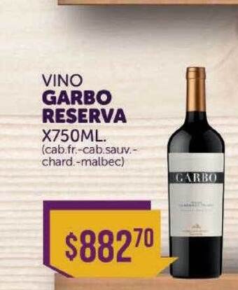 La Gallega Supermercados Vino garbo reserva oferta