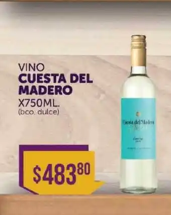La Gallega Supermercados Vino cuesta del madero bco dulce oferta