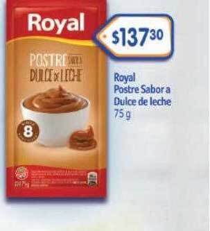 La Gallega Supermercados Royal postre sabor a dulce de leche oferta