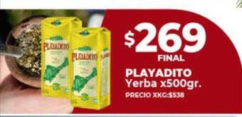 Supermayorista Vital Playadito yerba oferta