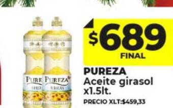 Supermayorista Vital Pureza aceite girasol oferta