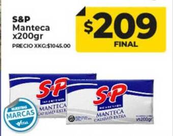 Supermayorista Vital S&p manteca oferta