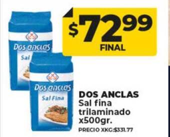 Supermayorista Vital Dos anclas sal fina trilaminado oferta