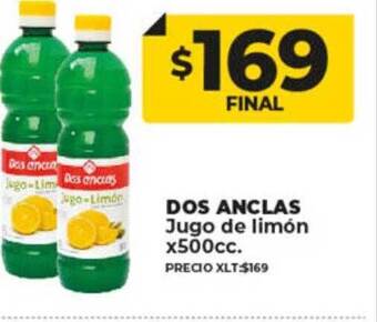 Supermayorista Vital Dos anclas jugo de limón oferta