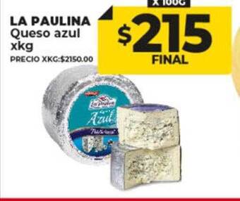 Supermayorista Vital La paulina queso azul oferta