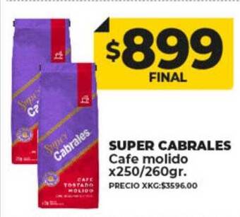 Super cabrales cafe molido