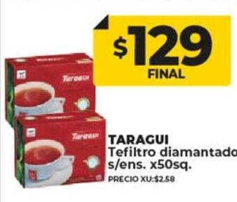 Supermayorista Vital Taragui te filtro diamantado s ens. oferta