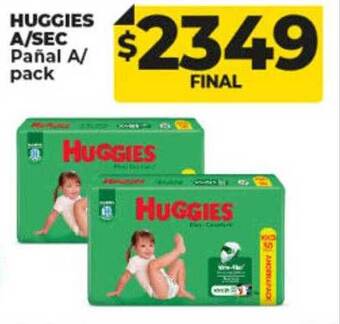 Supermayorista Vital Huggies a sec pañal a pack oferta