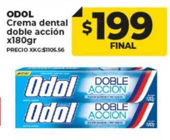 Supermayorista Vital Odol crema dental doble acción oferta