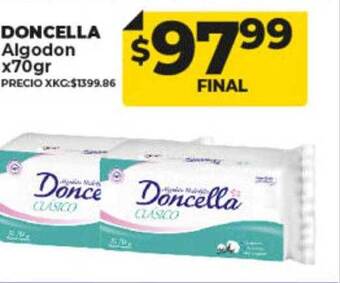 Supermayorista Vital Doncella algodon oferta