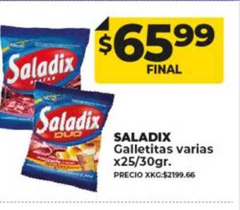 Supermayorista Vital Saladix galletitas varias oferta