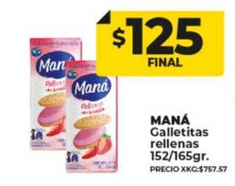 Supermayorista Vital Maná galletitas rellenas oferta