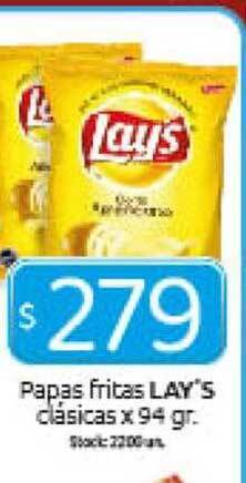 Cordiez Papas fritas lay's clásicas oferta