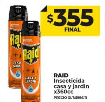Supermayorista Vital Raid insecticida casa y jardin oferta