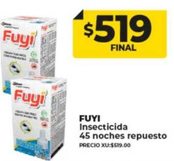 Supermayorista Vital Fuyi insecticida 45 noches repuesto oferta