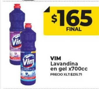 Supermayorista Vital Vim lavandina en gel oferta