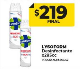 Supermayorista Vital Lysoform desinfectante oferta