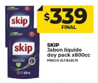 Supermayorista Vital Skip jabon liquido doy pack oferta