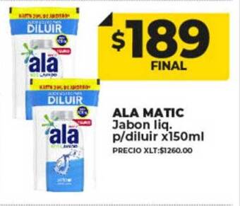 Supermayorista Vital Ala matic jabon liq. p diluir oferta