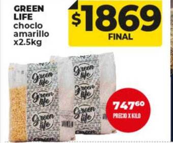 Supermayorista Vital Green life choclo amarillo oferta
